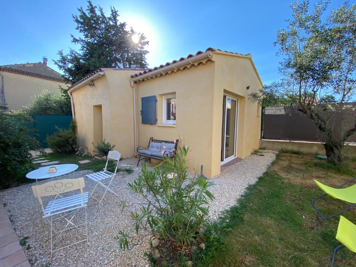 Gite Lou Sabai Au Pied Des Dentelles De Montmirail, Piscine Partagee Aubignan Exterior foto